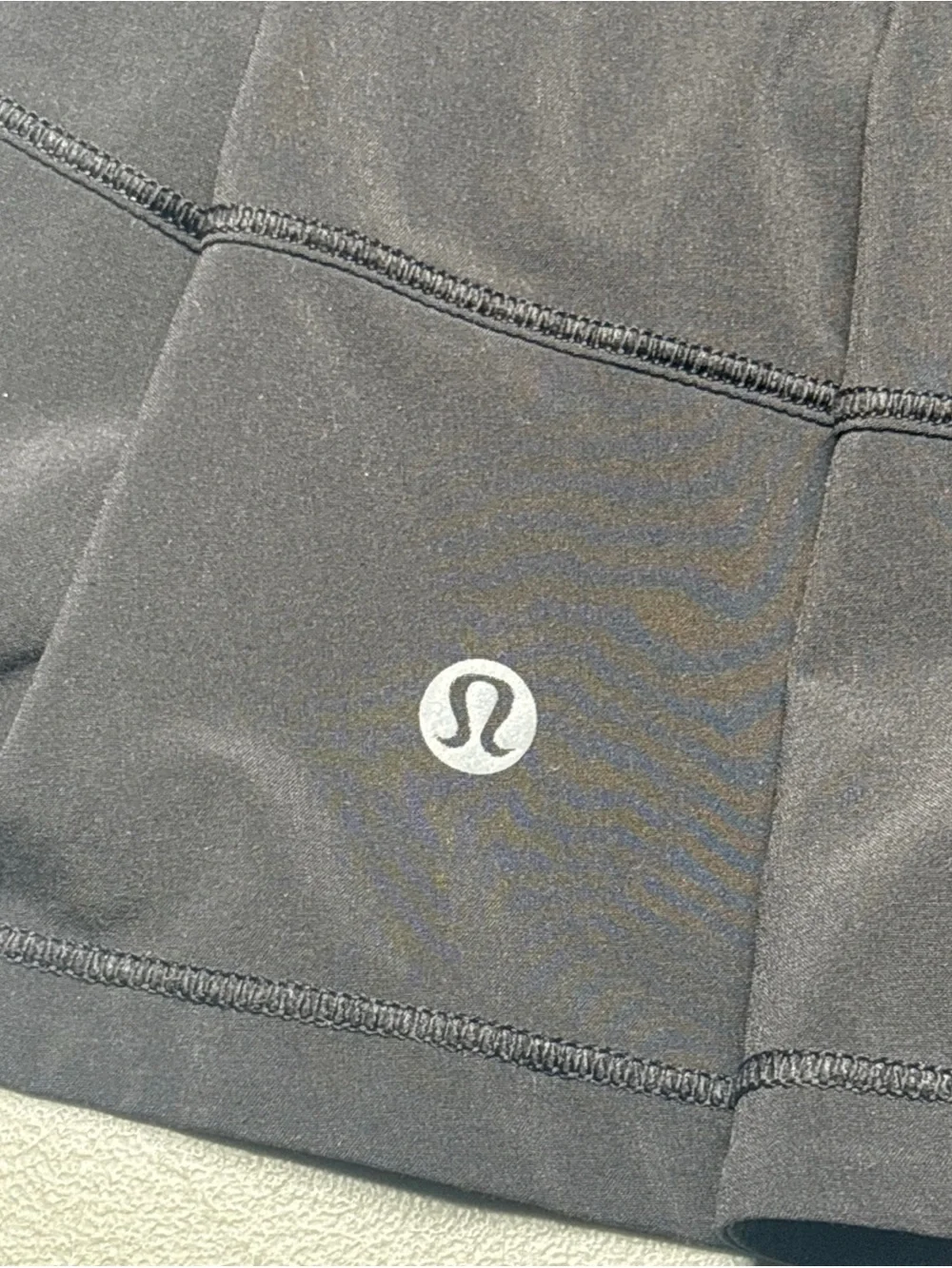 Lululemon Pace Rival Skirt Mid Rise Skort Lined Size 4 Long Black LW8A79T